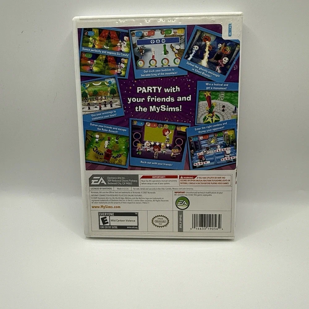 Nintendo Wii - MySims Party - My Sims -‎ Complete w/ Manual - Tested Working